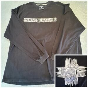 Rocawear Shirt Mens 3XL XXXL Black Retro Y2K Grunge Skateboard